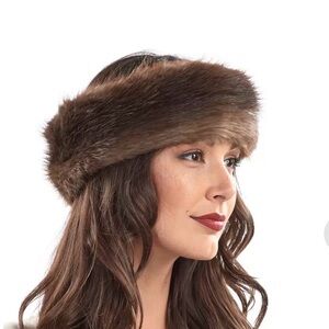 Brown Mink Headband